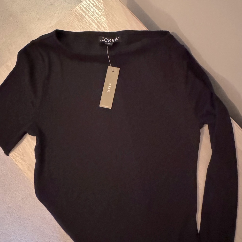 Jcrew boatneck long sleeve tee